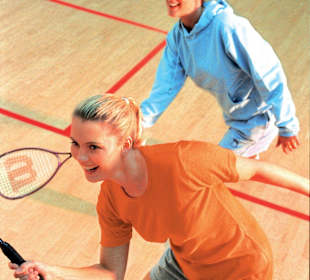 Richtig heiß geht es beim Squash zu