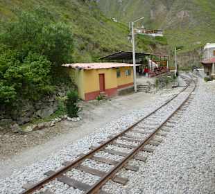 Einfahrt in den Bahnhof