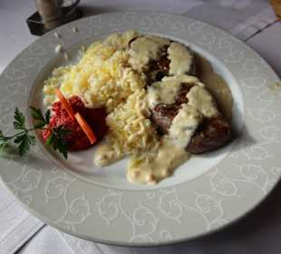 Gegrillte Gorgonzola Rinderfilets