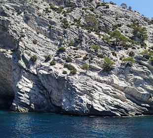 Die Küsten der Insel