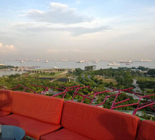 View from Supertree by Indochine - Singapore