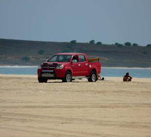 Er war auch da und wollte alleine sein