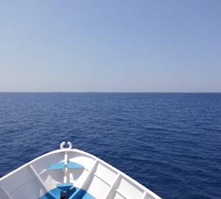 Bootsfahrt zu Chrissi Island