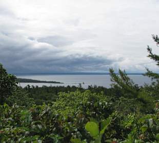 Blick vom höchsten Punkt von Mackinac Island