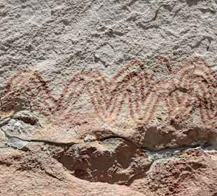 3000 Jahre alte Felszeichnungen