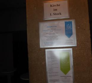 Johanneskirche - Tafel