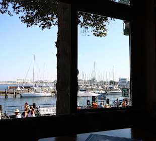 Ausblick Hafen Warnemünde