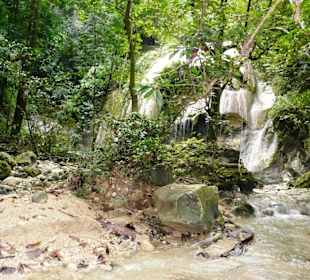 Wasserfall zum Baden ohne Masentourismus