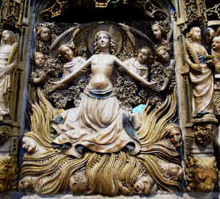 Tarragona - Kathedrale - Retabel Hl. Thekla 
