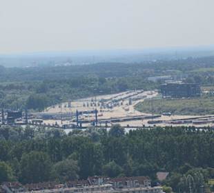 Blick auf das Gelände vom Skandinavienkai