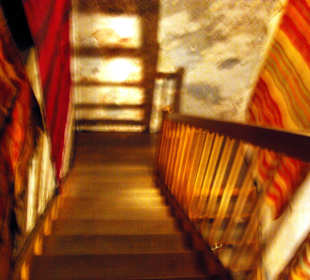 Hier geht es wieder runter