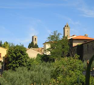 Blick auf San Gimignano