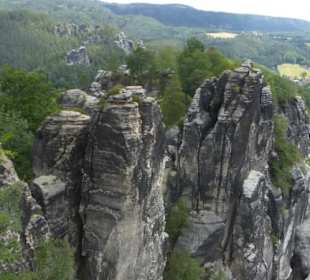 Das Bastei-Massiv, eine tolle Landschaft