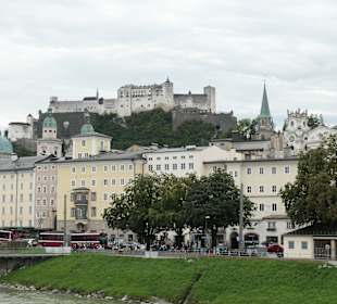 Blick vom Marko-Feingold-Steg (einst Makartsteg)