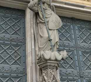 Blick zum Kölner Dom