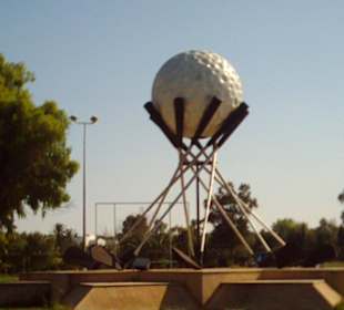 Golfplatzwerbung mal anders