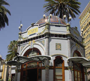 Jugendstilcafé im Parque San Telmo