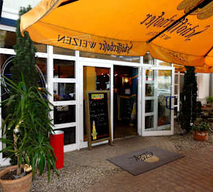 Der Eingang zum Restaurant
