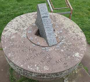 Beim New Britain Park in der Altstadt von Rastatt