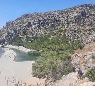 Auf dem Weg zum Palmenstrand