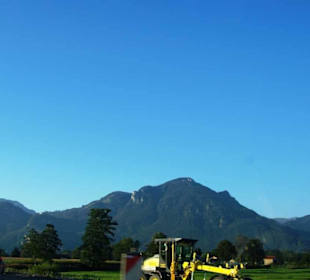 Die ersten Berge sind in sicht