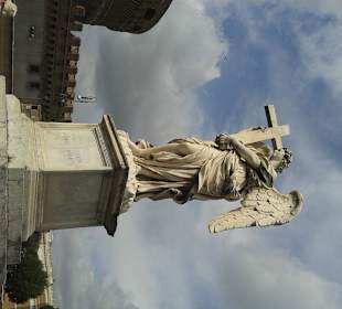 Ein Engel auf der Engelsbrücke