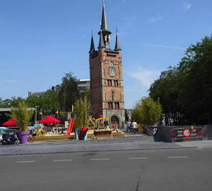 Der Belfried im Herzen von Kortrijk, Belgien