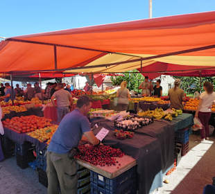 Markt in Prinos