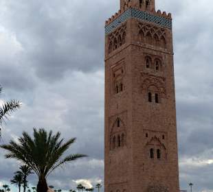 Die größte Moschee Marrakeschs