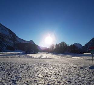 Sonnenuntergang in Sils