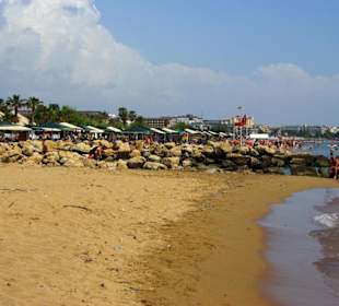 Vom Sunrise Richtung Kumköy-Evrenseki am Strand