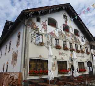 Unterwegs in Ortsteil Partenkirchen