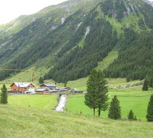 Krimmler Achental Blick zum Tauernhaus