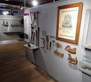 Werkstatt eines Büttners im Museum Barockscheune