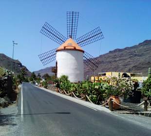 Windmühle in Puerto de Mogán