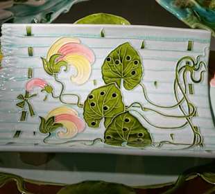 Spargel-Abtropfschalen im Spargelmuseum