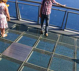 "Schweben" in 580m Höhe über dem Meer