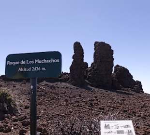 Die einzelnen Felsen sin die Muchachos