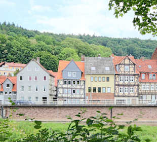 Stadtansicht vor der Werra