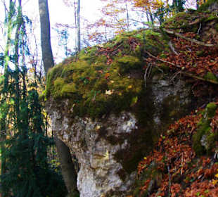 An den Felsen vorbei