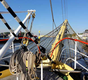 Impressionen vom Deck des Schulschiffes