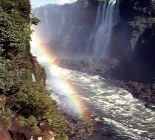Die wunderschönen Wasserfälle von Iguazu