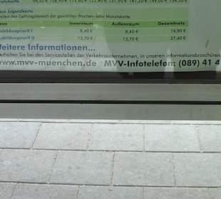 Vor dem Fahrkartenkauf Fahrplanänderunren