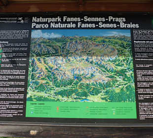 Beschilderung der Wanderwege