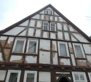 Bei einem Bummel durch die Altstadt von Steinau