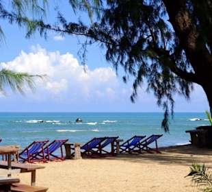 Erholung im Liegestuhl