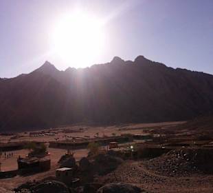 Sonnenuntergang in der Wüste...