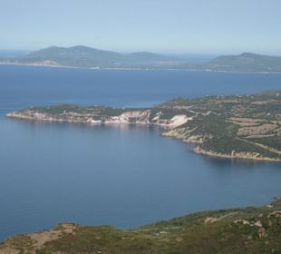 Landstraße von Alghero nach Bosa