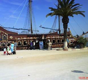 Ausflug mit einem Piratenschiff