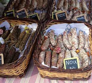 Rundgang über den Wochenmarkt von Argelès-Plage 